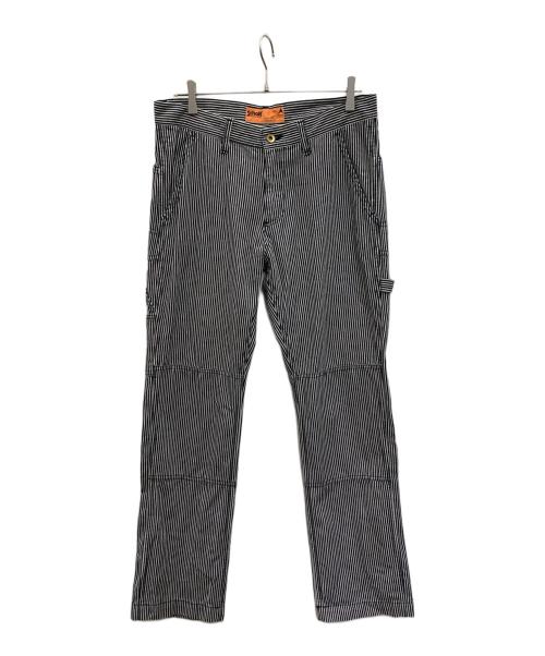 Schott（ショット）Schott (ショット) ペインターパンツ ブラック×ホワイト サイズ:Lの古着・服飾アイテム
