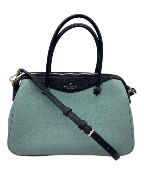 Kate Spade（ケイトスペード）Kate Spade (ケイトスペード) 2WAYバッグ ネイビー×ブルーの古着・服飾アイテム