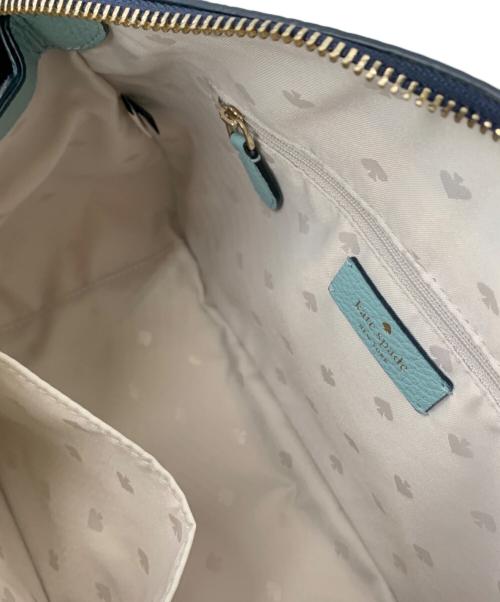 Kate Spade（ケイトスペード）Kate Spade (ケイトスペード) 2WAYバッグ ネイビー×ブルーの古着・服飾アイテム