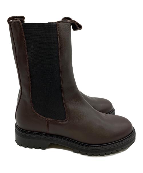 REMME（レメ）REMME (レメ) サイドゴアブーツ ブラウン サイズ:38の古着・服飾アイテム