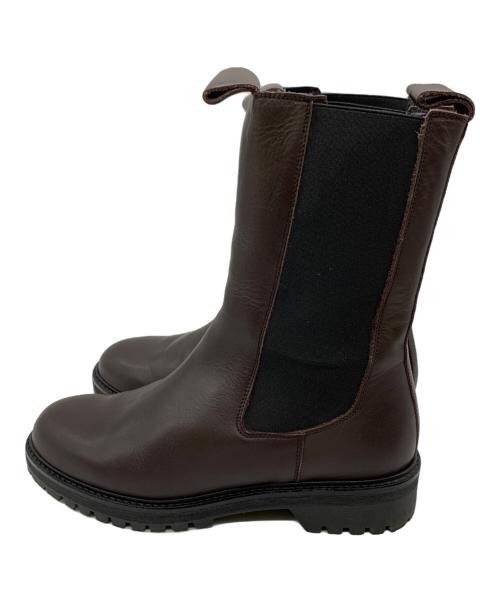 REMME（レメ）REMME (レメ) サイドゴアブーツ ブラウン サイズ:38の古着・服飾アイテム