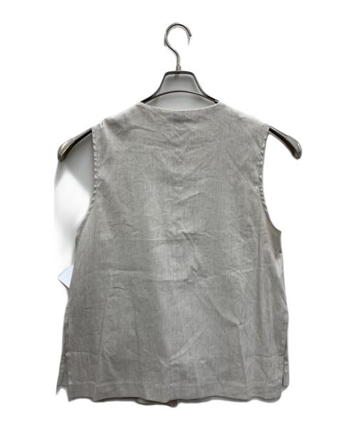 AuieF（アウィーエフ）AuieF (アウィーエフ) ジレ ベージュ サイズ:38 未使用品の古着・服飾アイテム