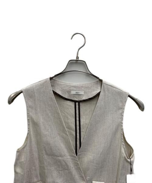 AuieF（アウィーエフ）AuieF (アウィーエフ) ジレ ベージュ サイズ:38 未使用品の古着・服飾アイテム
