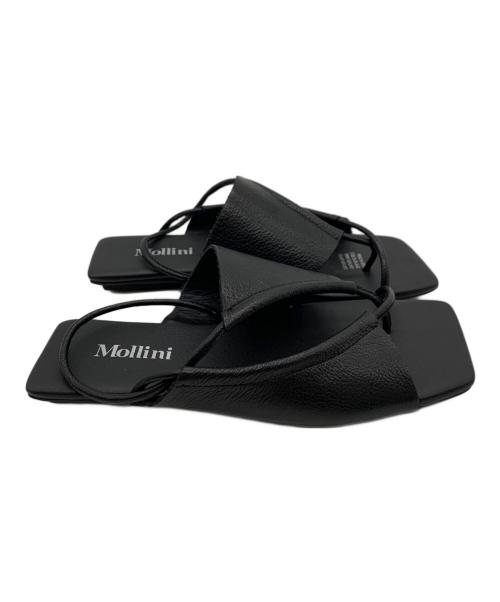 Mollini（モリーニ）Mollini (モリーニ) サンダル ブラック サイズ:36の古着・服飾アイテム