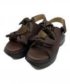 Gready Brilliantグレディ ブリリアン）の古着「ストラップサンダル」｜ブラウン