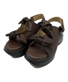 Gready Brilliant（グレディ ブリリアン）の古着「ストラップサンダル」｜ブラウン