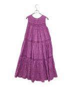 sara mallikaサラマリカ）の古着「ノースリーブ・キャミソールワンピース」｜パープル