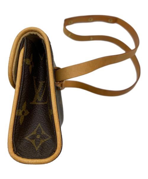 LOUIS VUITTON（ルイ ヴィトン）LOUIS VUITTON (ルイ ヴィトン) ウエストポーチ　ポシェットフロランティーヌ ブラウンの古着・服飾アイテム
