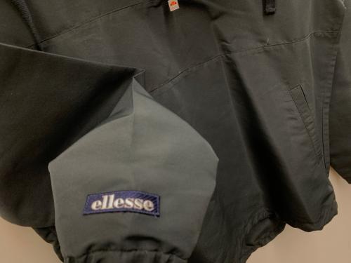 ellesse（エレッセ）ellesse (エレッセ) アノラックパーカー ブラック サイズ:XLの古着・服飾アイテム