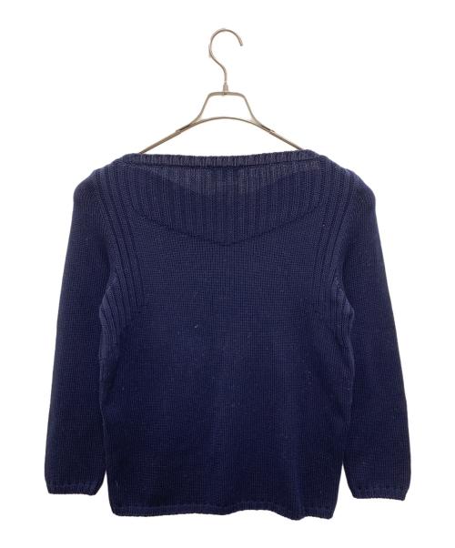 Salvatore Ferragamo（サルヴァトーレ フェラガモ）Salvatore Ferragamo (サルヴァトーレ フェラガモ) ニット ネイビー サイズ:XL 未使用品の古着・服飾アイテム