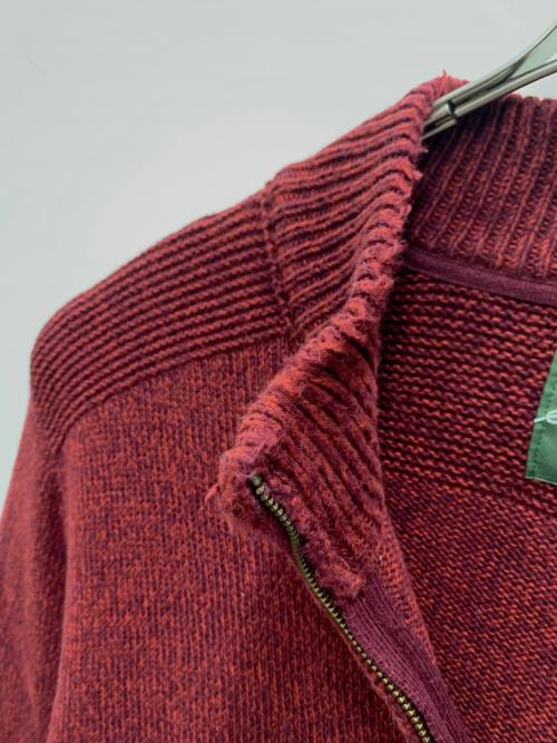 Eddie Bauer（エディーバウアー）Eddie Bauer (エディーバウアー) ハーフジップスウェット レッド サイズ:XLの古着・服飾アイテム