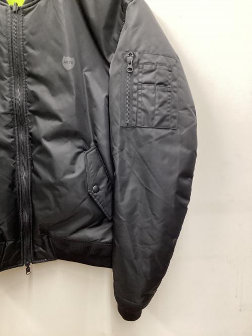 AKTR（アクター）AKTR (アクター) MA-1ジャケット ブラック サイズ:XLの古着・服飾アイテム