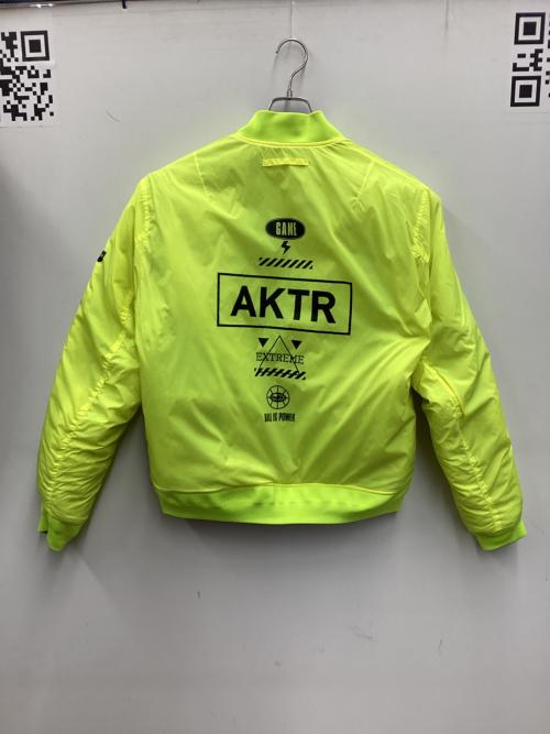 AKTR（アクター）AKTR (アクター) MA-1ジャケット ブラック サイズ:XLの古着・服飾アイテム
