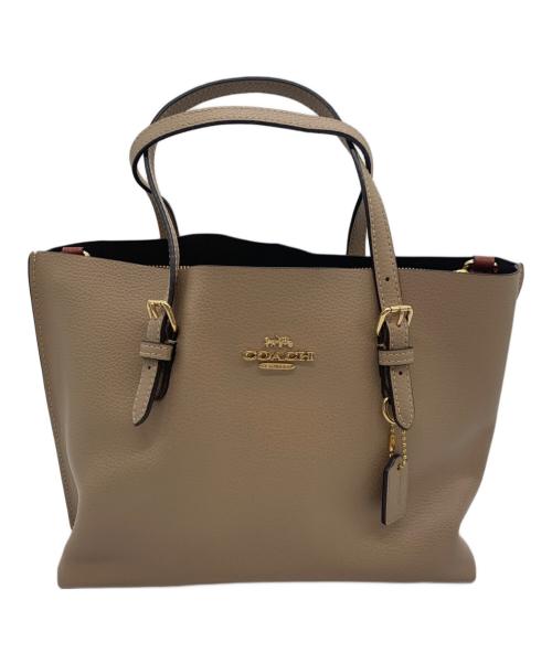 COACH（コーチ）COACH (コーチ) ハンドバッグ ベージュの古着・服飾アイテム