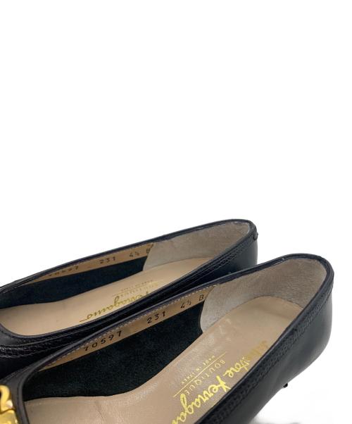 Salvatore Ferragamo（サルヴァトーレ フェラガモ）Salvatore Ferragamo (サルヴァトーレ フェラガモ) ビットローファー ブラック サイズ:4 1/2の古着・服飾アイテム