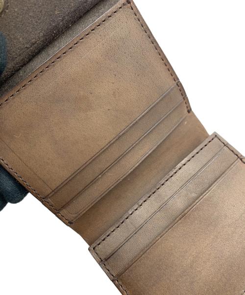 B3LABO（ビースリーラボ）B3LABO (ビースリーラボ) 2つ折り財布 ブラウンの古着・服飾アイテム