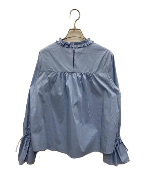 AuieF（アウィーエフ）AuieF (アウィーエフ) 長袖ブラウス サックスブルー サイズ:38 未使用品の古着・服飾アイテム