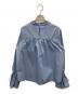AuieF (アウィーエフ) 長袖ブラウス サックスブルー サイズ:38 未使用品：5000円