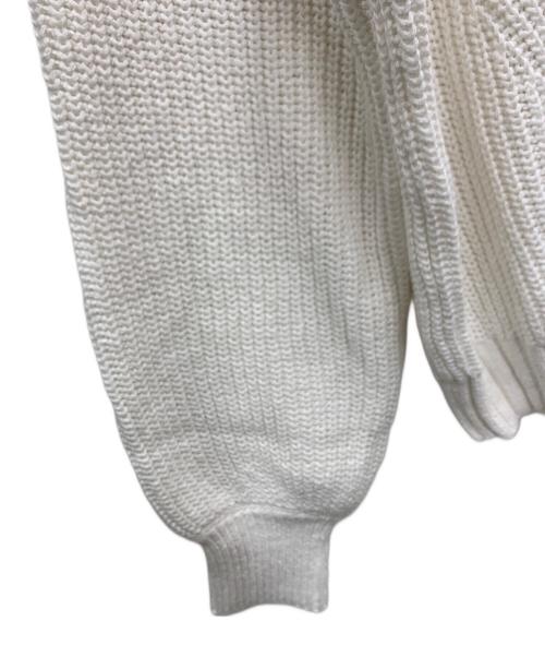 lusteek（ラスティーク）lusteek (ラスティーク) 厚手ニット アイボリー サイズ:38 未使用品の古着・服飾アイテム