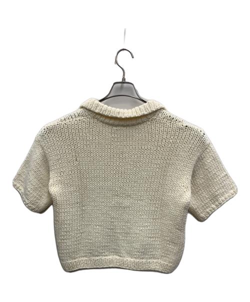 YENN（イエン）YENN (イエン) ハンドニットポロ アイボリー サイズ:Free 未使用品の古着・服飾アイテム