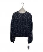 Gready Brilliantグレディ ブリリアン）の古着「長袖ブラウス」｜ブラック×ホワイト