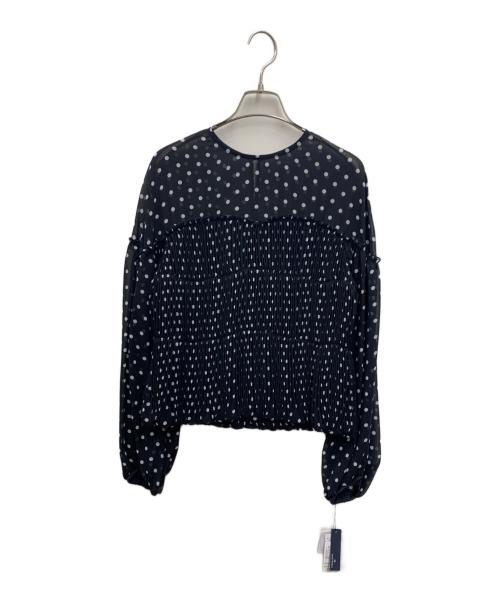 Gready Brilliant（グレディ ブリリアン）Gready Brilliant (グレディ ブリリアン) 長袖ブラウス ブラック×ホワイト サイズ:38 未使用品の古着・服飾アイテム