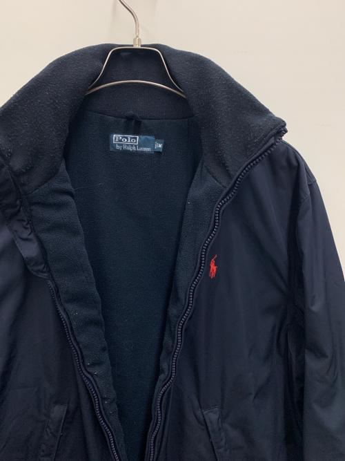 POLO RALPH LAUREN（ポロ・ラルフローレン）POLO RALPH LAUREN (ポロ・ラルフローレン) ブルゾン ネイビー サイズ:Mの古着・服飾アイテム
