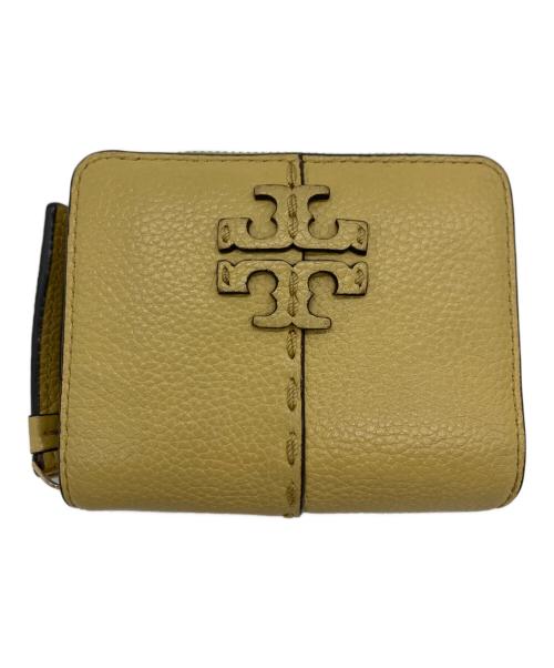 TORY BURCH（トリーバーチ）TORY BURCH (トリーバーチ) 2つ折り財布 ベージュの古着・服飾アイテム