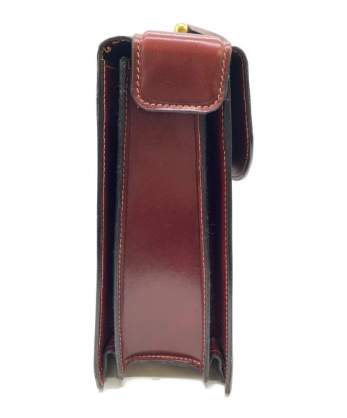 a.testoni（アテストーニ）a.testoni (アテストーニ) ビジネスバッグ ボルドーの古着・服飾アイテム