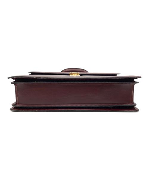 a.testoni（アテストーニ）a.testoni (アテストーニ) ビジネスバッグ ボルドーの古着・服飾アイテム