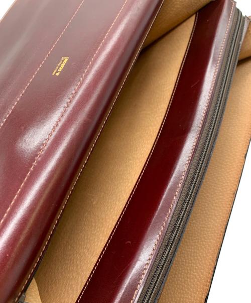 a.testoni（アテストーニ）a.testoni (アテストーニ) ビジネスバッグ ボルドーの古着・服飾アイテム