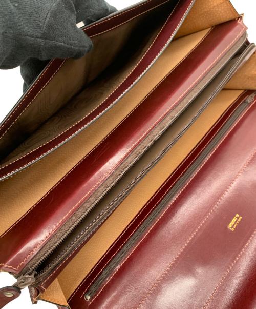 a.testoni（アテストーニ）a.testoni (アテストーニ) ビジネスバッグ ボルドーの古着・服飾アイテム