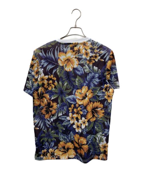 stussy（ステューシー）stussy (ステューシー) 半袖カットソー ネイビー×オレンジ サイズ:Sの古着・服飾アイテム