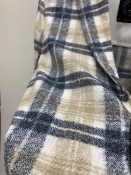 T-Jacket（ティージャケット）T-JACKET (ティージャケット) テーラードジャケット ベージュ×ネイビー サイズ:XLの古着・服飾アイテム