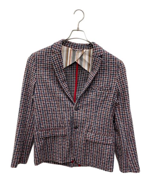 KOON（クーン）KOON (クーン) テーラードジャケット ブラウン×ネイビー サイズ:５０の古着・服飾アイテム