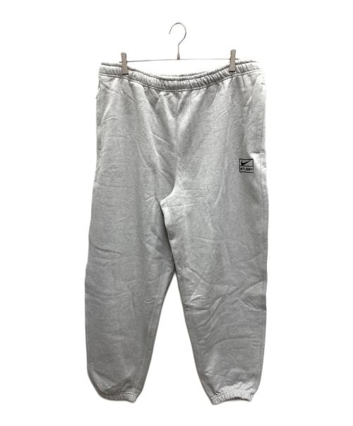 NIKE（ナイキ）NIKE (ナイキ) stussy (ステューシー) スウェットパンツ ライトグレー サイズ:XL 未使用品の古着・服飾アイテム