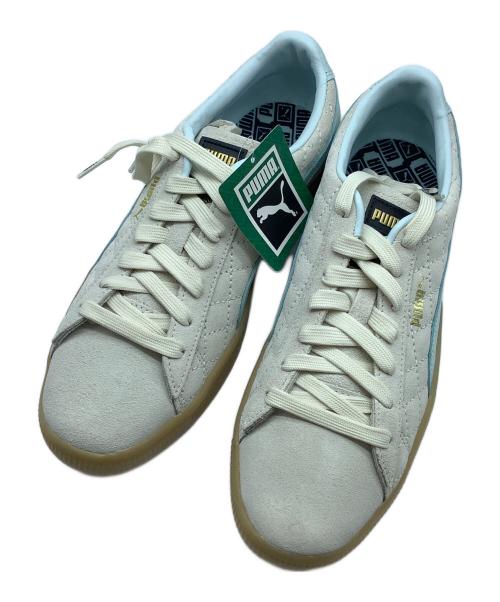 PUMA（プーマ）PUMA (プーマ) Diaspora skateboards (ディアスポラスケートボードズ) atmos (アトモス) ローカットスニーカー ベージュ×ブルー サイズ:29cm 未使用品の古着・服飾アイテム