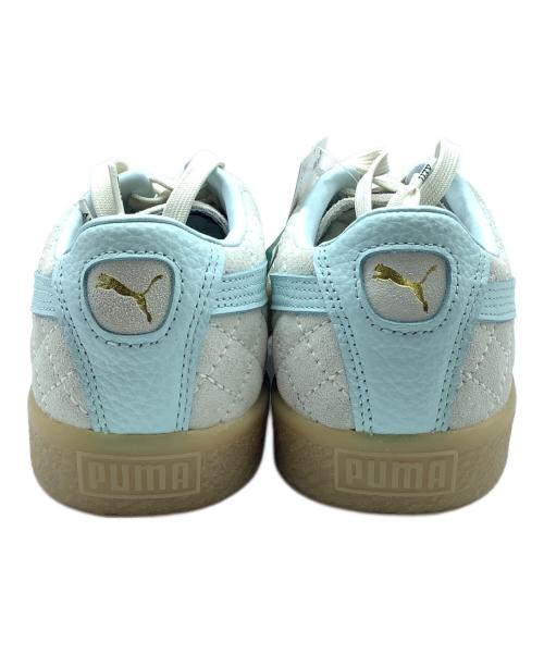 PUMA（プーマ）PUMA (プーマ) Diaspora skateboards (ディアスポラスケートボードズ) atmos (アトモス) ローカットスニーカー ベージュ×ブルー サイズ:29cm 未使用品の古着・服飾アイテム