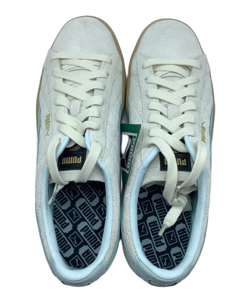 PUMA（プーマ）PUMA (プーマ) Diaspora skateboards (ディアスポラスケートボードズ) atmos (アトモス) ローカットスニーカー ベージュ×ブルー サイズ:29cm 未使用品の古着・服飾アイテム