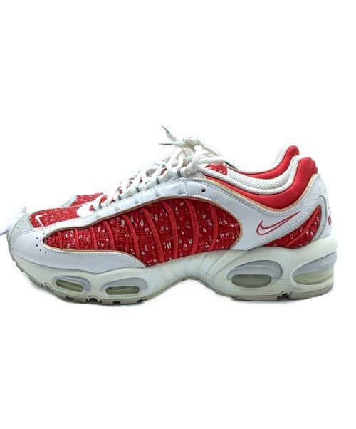NIKE（ナイキ）NIKE (ナイキ) SUPREME (シュプリーム) ローカットスニーカー ホワイト×レッド サイズ:29.5cmの古着・服飾アイテム