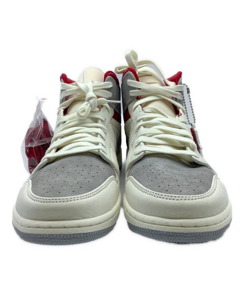NIKE（ナイキ）NIKE (ナイキ) SNS (エスエヌエス) ミッドカットスニーカー アイボリー×レッド サイズ:29.5cmの古着・服飾アイテム