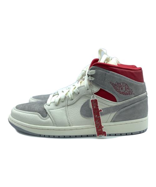 NIKE（ナイキ）NIKE (ナイキ) SNS (エスエヌエス) ミッドカットスニーカー アイボリー×レッド サイズ:29.5cmの古着・服飾アイテム