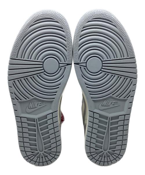 NIKE（ナイキ）NIKE (ナイキ) SNS (エスエヌエス) ミッドカットスニーカー アイボリー×レッド サイズ:29.5cmの古着・服飾アイテム