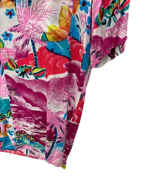 port cros（ポートクロス）port cros (ポートクロス) オープンカラーシャツ パープル サイズ:不明の古着・服飾アイテム