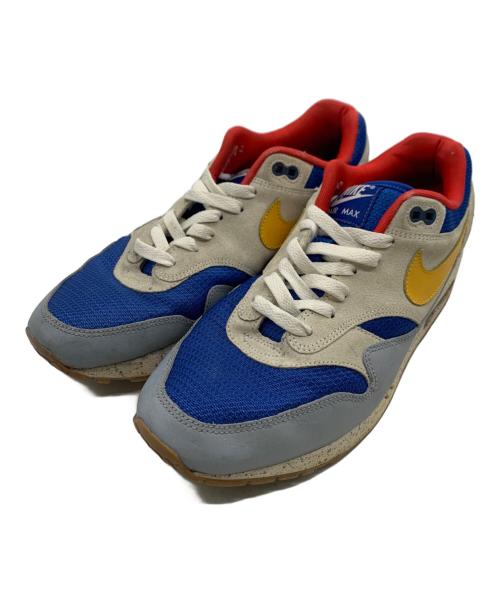 NIKE（ナイキ）NIKE (ナイキ) AIR MAX1 ID ベージュ×ブルー サイズ:28の古着・服飾アイテム