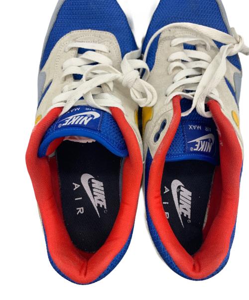 NIKE（ナイキ）NIKE (ナイキ) AIR MAX1 ID ベージュ×ブルー サイズ:28の古着・服飾アイテム