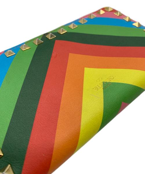 VALENTINO GARAVANI（ヴァレンティノ・ガラヴァーニ）VALENTINO GARAVANI (ヴァレンティノ・ガラヴァーニ) 長財布 マルチカラーの古着・服飾アイテム