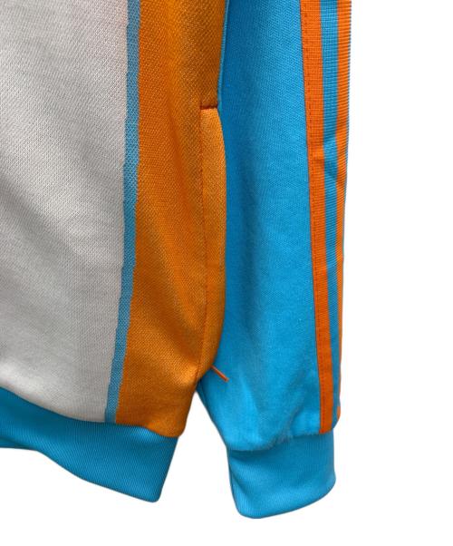 adidas Originals（アディダスオリジナル）adidas Originals (アディダスオリジナル) トラックジャケット スカイブルー×オレンジ×ホワイト サイズ:Mの古着・服飾アイテム