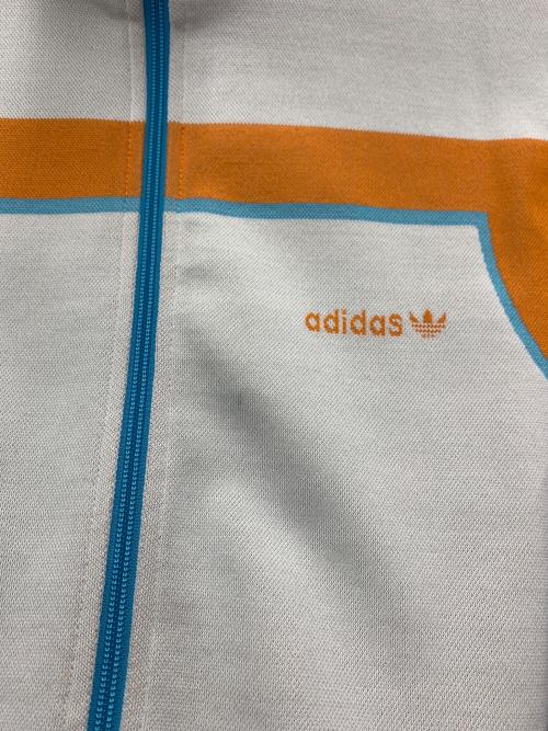 adidas Originals（アディダスオリジナル）adidas Originals (アディダスオリジナル) トラックジャケット スカイブルー×オレンジ×ホワイト サイズ:Mの古着・服飾アイテム
