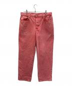 stussyステューシー）の古着「デニムパンツ」｜ピンク